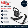 Febi Bilstein 170592 Oil Separator Crankcase Ventilation With Vent Hoses