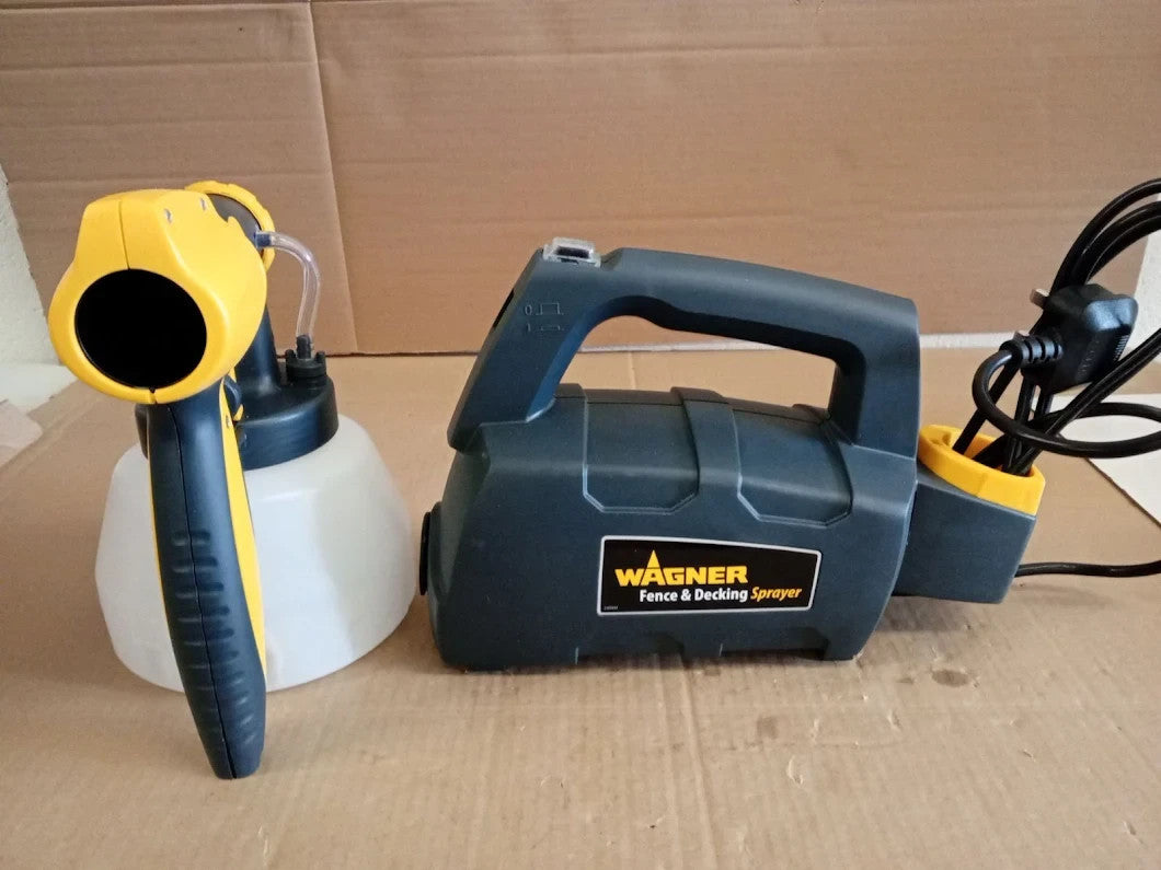 WAGNER Fence Decking Paint Sprayer 460W 1400ml Covers 5m² 9min 1.8m Hose Design