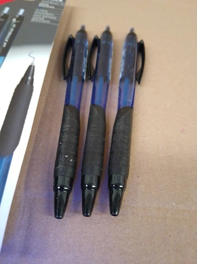 Uniball Jetstream 101 Retractable Blue Ballpoint Gel Pens. 0.7mm Tip New