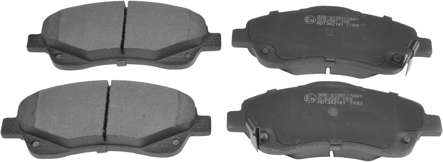 Blue Print ADT342141 Brake Pads Fitting Position Front Car 4 Pieces Black New