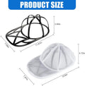 Ideal Swan Baseball Cap Washing Cage Holder Washing Washer White New