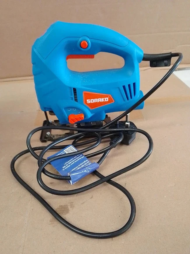 Sorako 600W Corded Jigsaw Wood Metal 800-3000SPM Electric 6 Speeds Cutting Depth