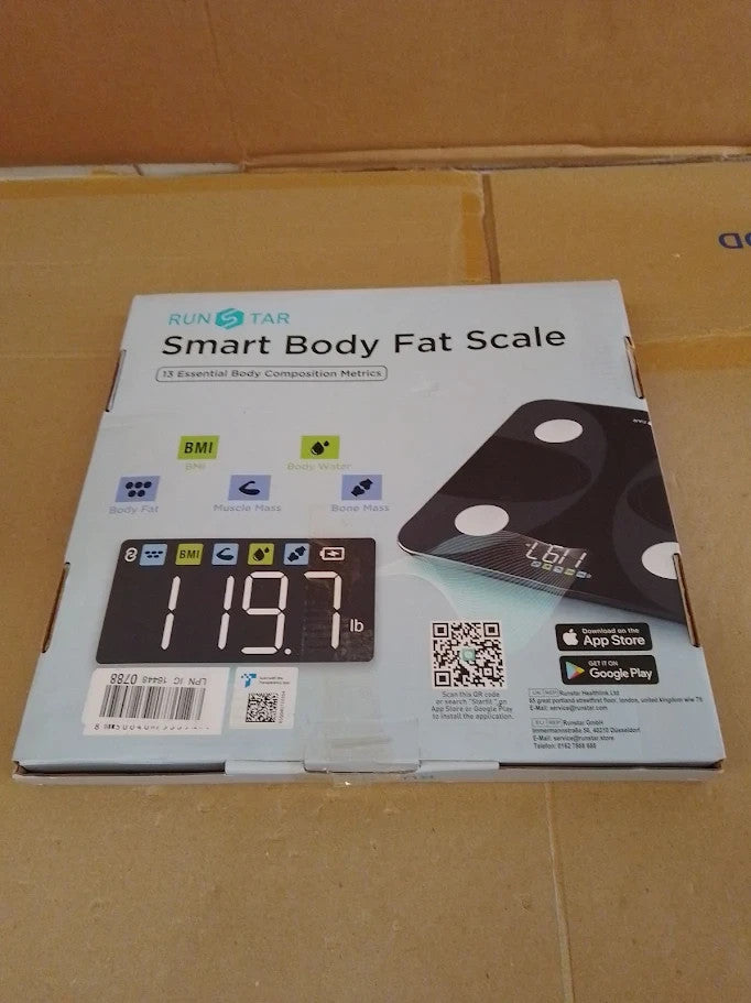 RunSTAR Scales Body Weight Fat Percentage Ultra Pecision Digital 400lb New
