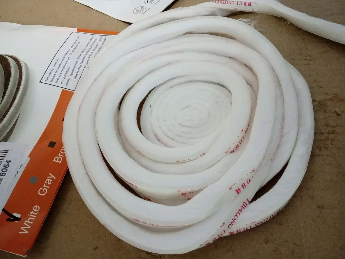 Fowong Brush Seal Weather Stripping High Density Felt Door Strip 4.9mx9mmx15mm