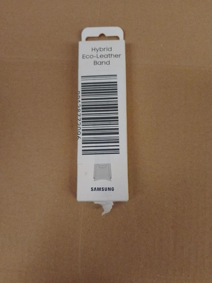 Samsung Galaxy Official Hybrid Eco Leather Band M/L Galaxy Watch Silver