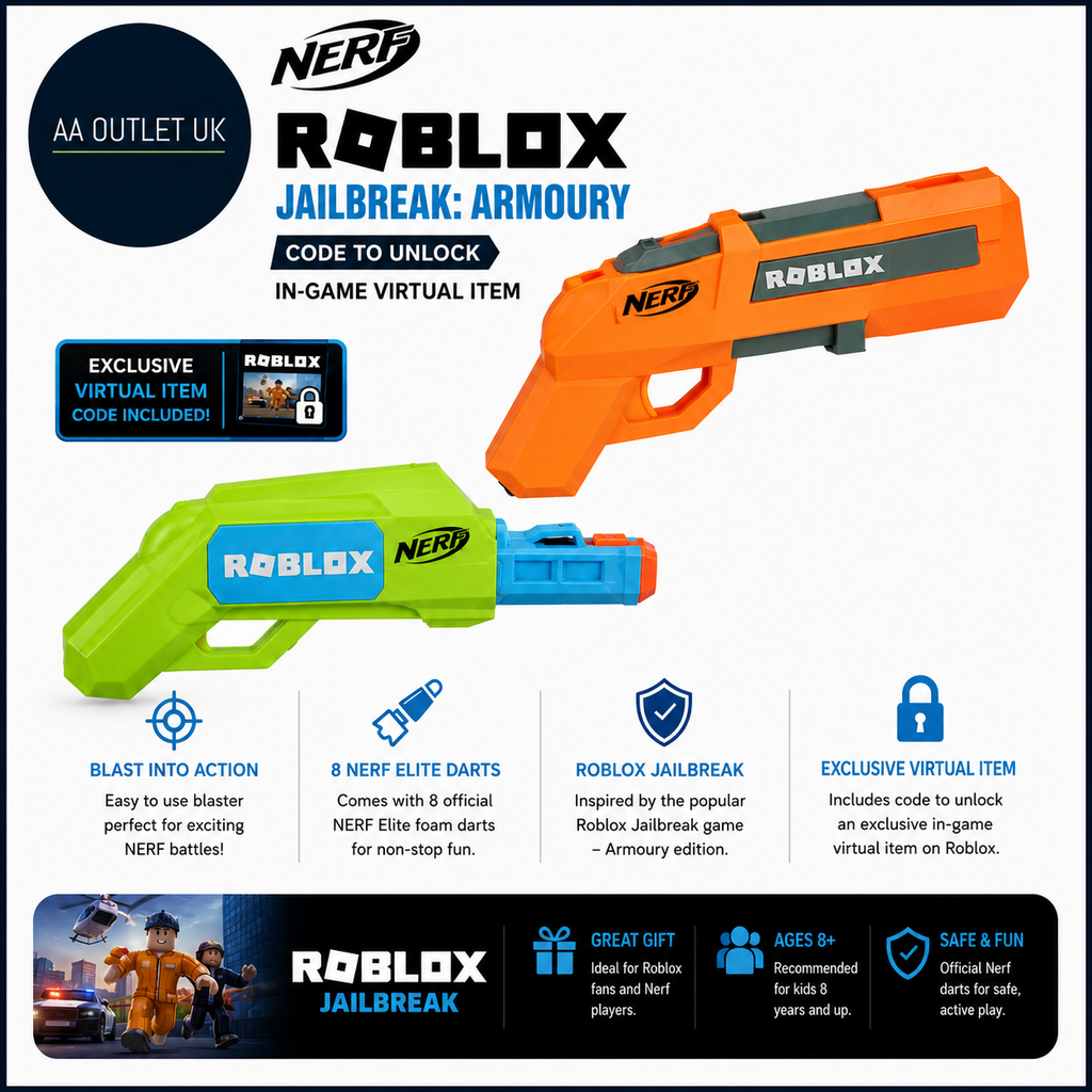 Nerf Roblox Jailbreak Armory 2 Hammer Action Blasters Elite Darts Game