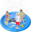 Peradix Sprinklers Pad For Kids Splash Pad 67" Water Play Mat Outdoor Summer New
