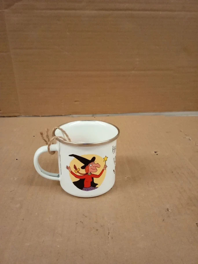 Robert Frederick Room Broom Enamel Mug Magical Character Design 320ml New