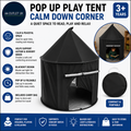 Tent Kids Pop Up Play Helps Autism Foldable Calm Down Corner 39.4x39.4x39.4in