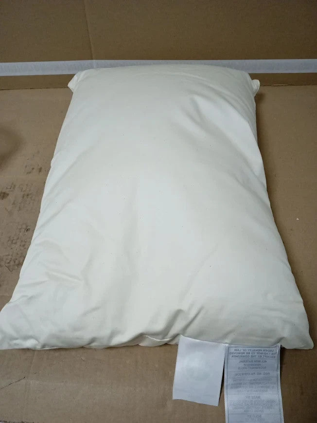 Lofe Organic Buckwheat Pillow Sleeping Adjustable Loft Breathable 14x20in