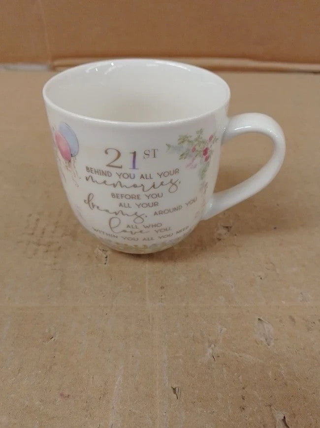 Me To You Tatty Teddy Luxury Bone China Mug Gift Box 21st Birthday New