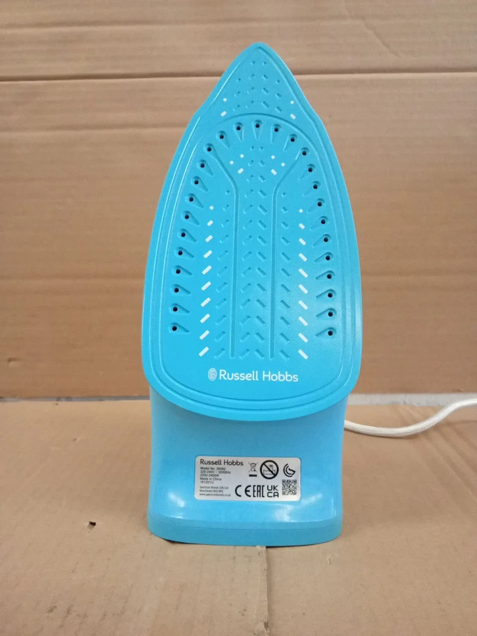 Russell Hobbs Light & Easy Brights Aqua Steam Iron 2400W 240ml Water Tank 26482