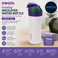 Owala FreeSip Insulated Stainless Steel Water Bottle Straw 710ml Dreamy Field