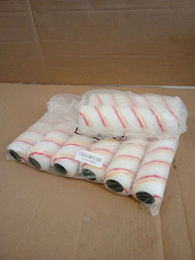 Fit For The Job 8 Pack 9in Medium Pile Paint Rollers Smooth Finish New