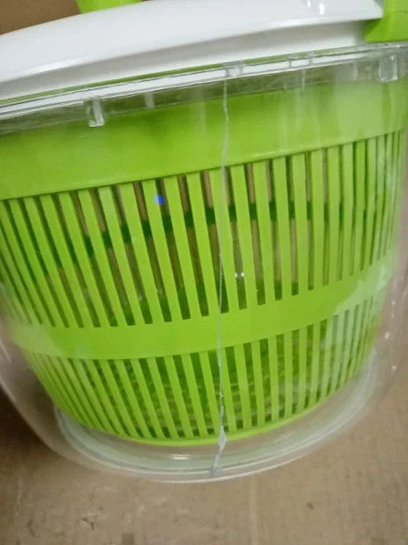 Kitchen Craft Deluxe Salad Spinner Dresser BPA Plastic Free Easy To Clean