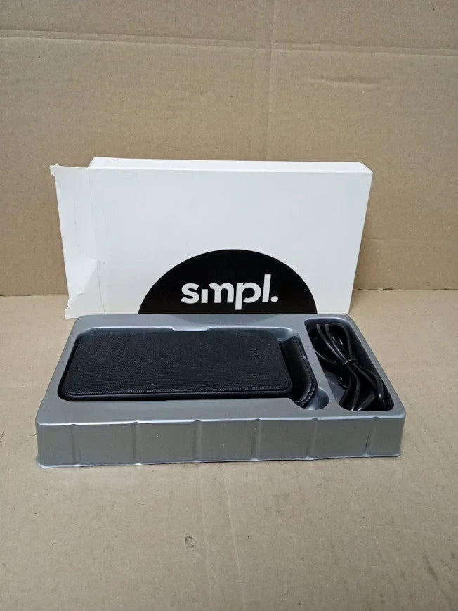 Smpl Fast Wireless Charger Qi Certified 10W Charging Stand Smartphones Black