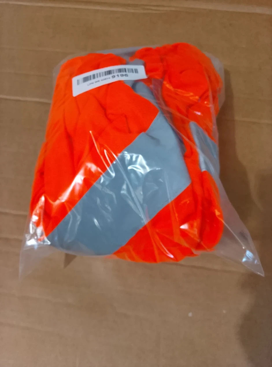 Blackrock Hi Vis Polo Shirt Rail Industry Orange TShirt Utility Safety 4XL New