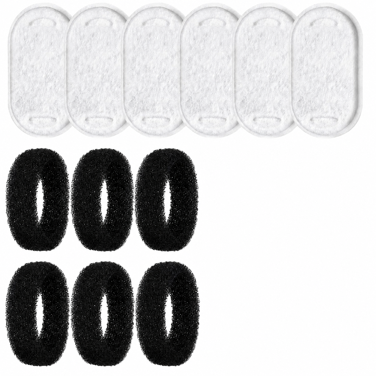 12pcs Cat Water Fountain Replacement Carbon Sponge Foam Filter For 3.2L New