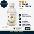 Zest It Dilatant Oil Brush Cleaner CCZ500 Non flammable Non Toxic 500ml