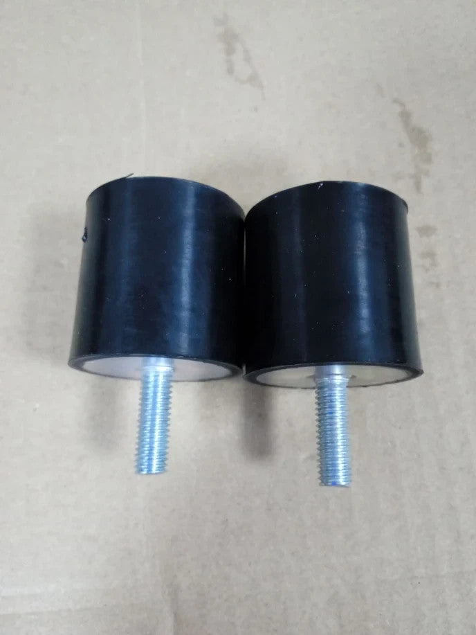 Sourcing Map M8 Absorber Rubber Mounts 40x40mm Vibration Isolators 2 Pieces New