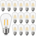 Genixgreen Outdoor String Light Screw Bulbs 1.5W E27 Equivalent Non Dimmable New