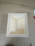 Artemio Wooden Window Frame Miniatures 23.5x 28.5x14cm Brown Display Case New