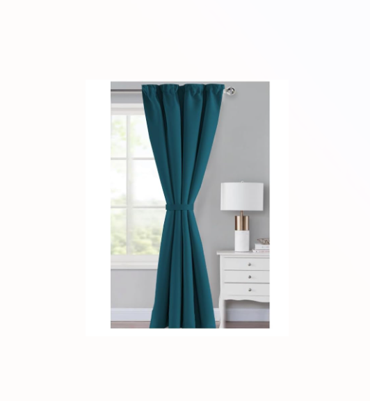 H Versailtex 100% Blackout Curtains Bedroom Pencil Pleat Black Out 66x54in New