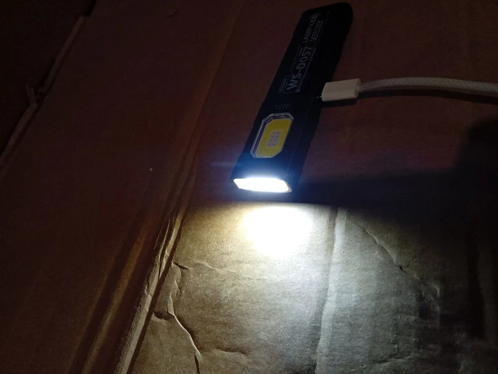 MDLSDE Rechargeable Mini LED Torch 550LM USB C Flashlight Magnetic Base New