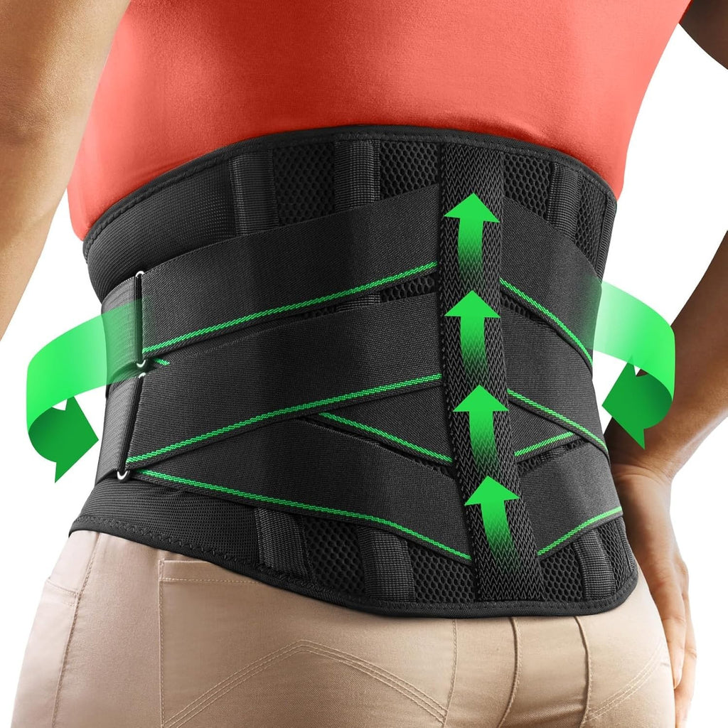 Freetoo Ergonomic Support Belt Men Women Lower Back Pain 7 Metal Small New
