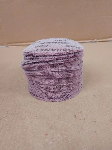 Mirka Abranet Net Sanding Disc 125mm Hook Loop 80 Grit 50pcs 12.5x12.5cm New