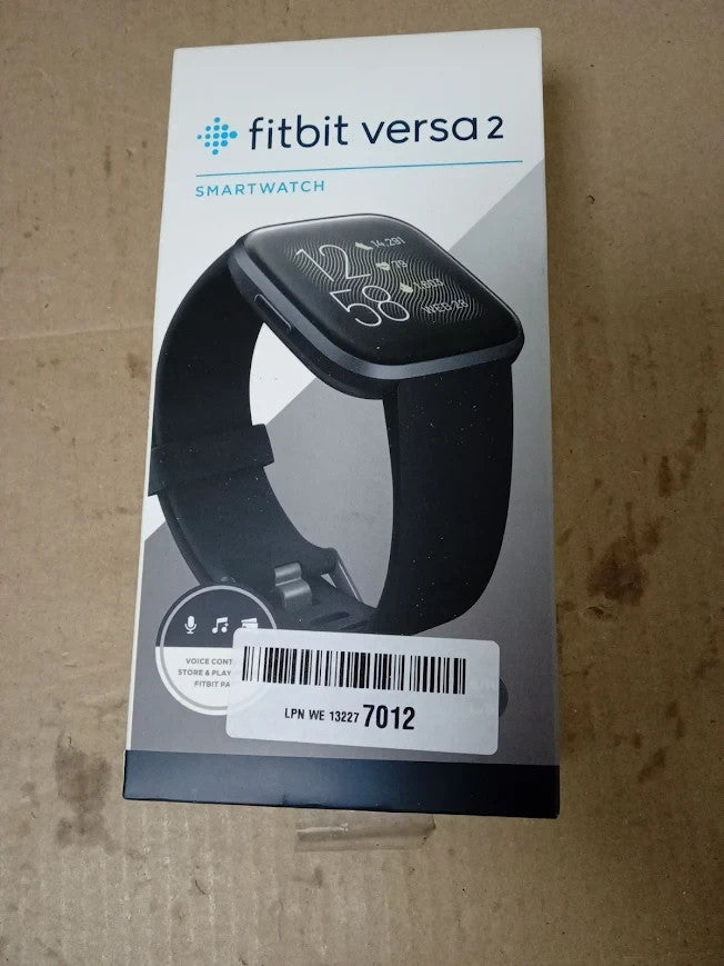 Fitbit Versa 2 Health Fitness Smartwatch Voice Control Sleep Score Music Black