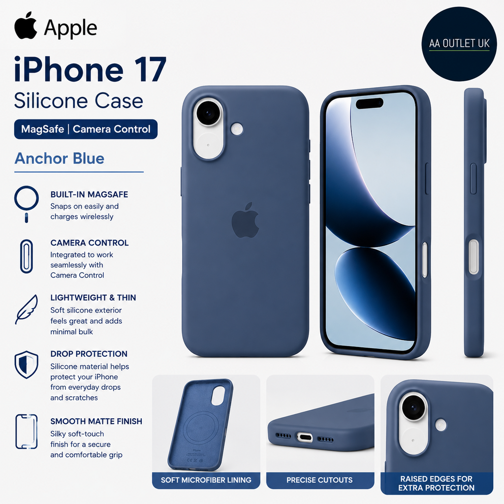 Apple iPhone 17 Silicone MagSafe & Camera Control Lightweight Phone Case