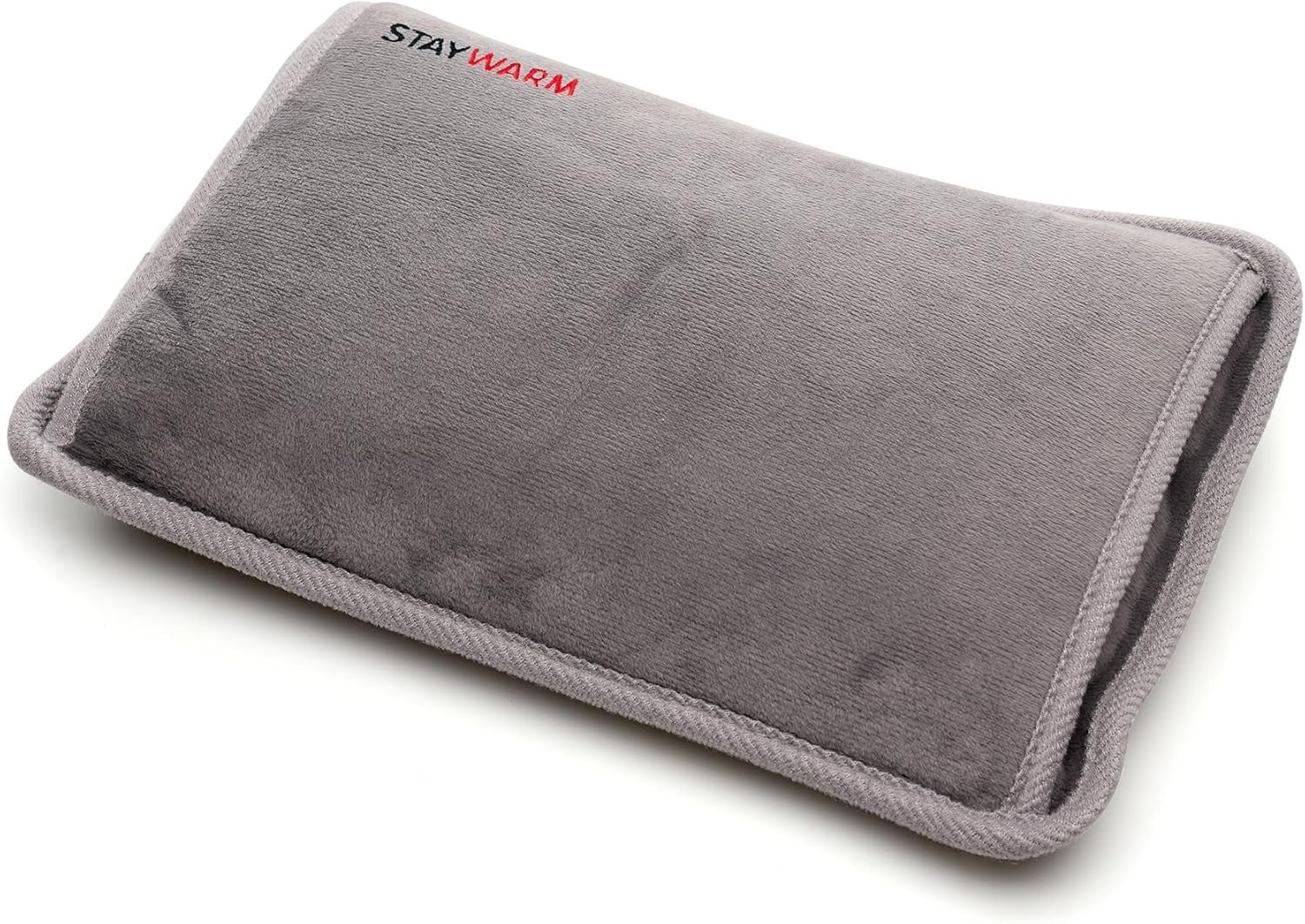 StayWarm F2881GR Rechargeable Electric Fleece Hot Water Bottle Grey New