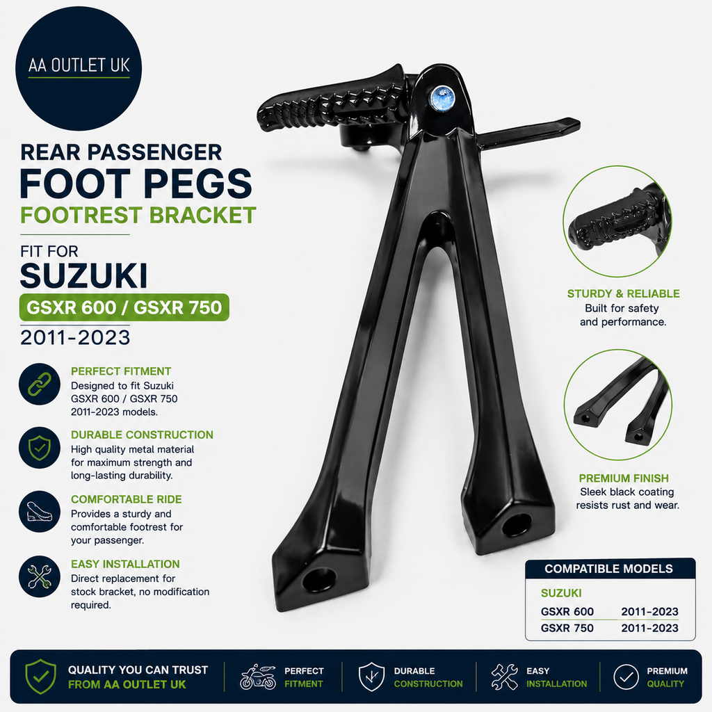 Motorcycles Rear Passenger Foot Pegs Footrest Bracket Fit Suzuki