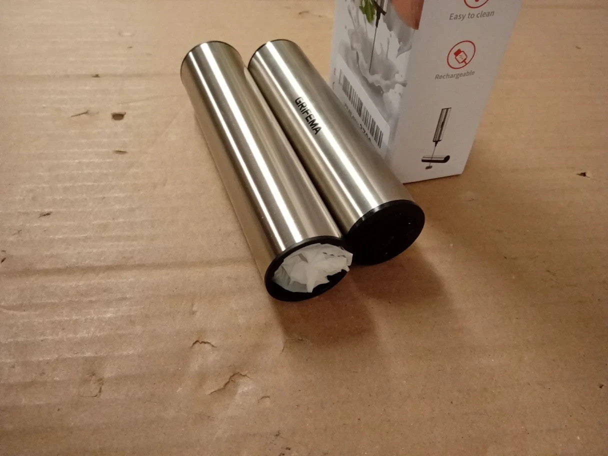 Grifema Rechargeable Milk Frother Portable Handheld Coffee Whisk Mini New