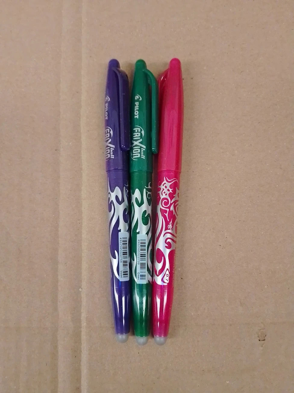 PILOT FriXion Ball Erasable Rollerball Pen Purple Green PInk Eco Friendly New