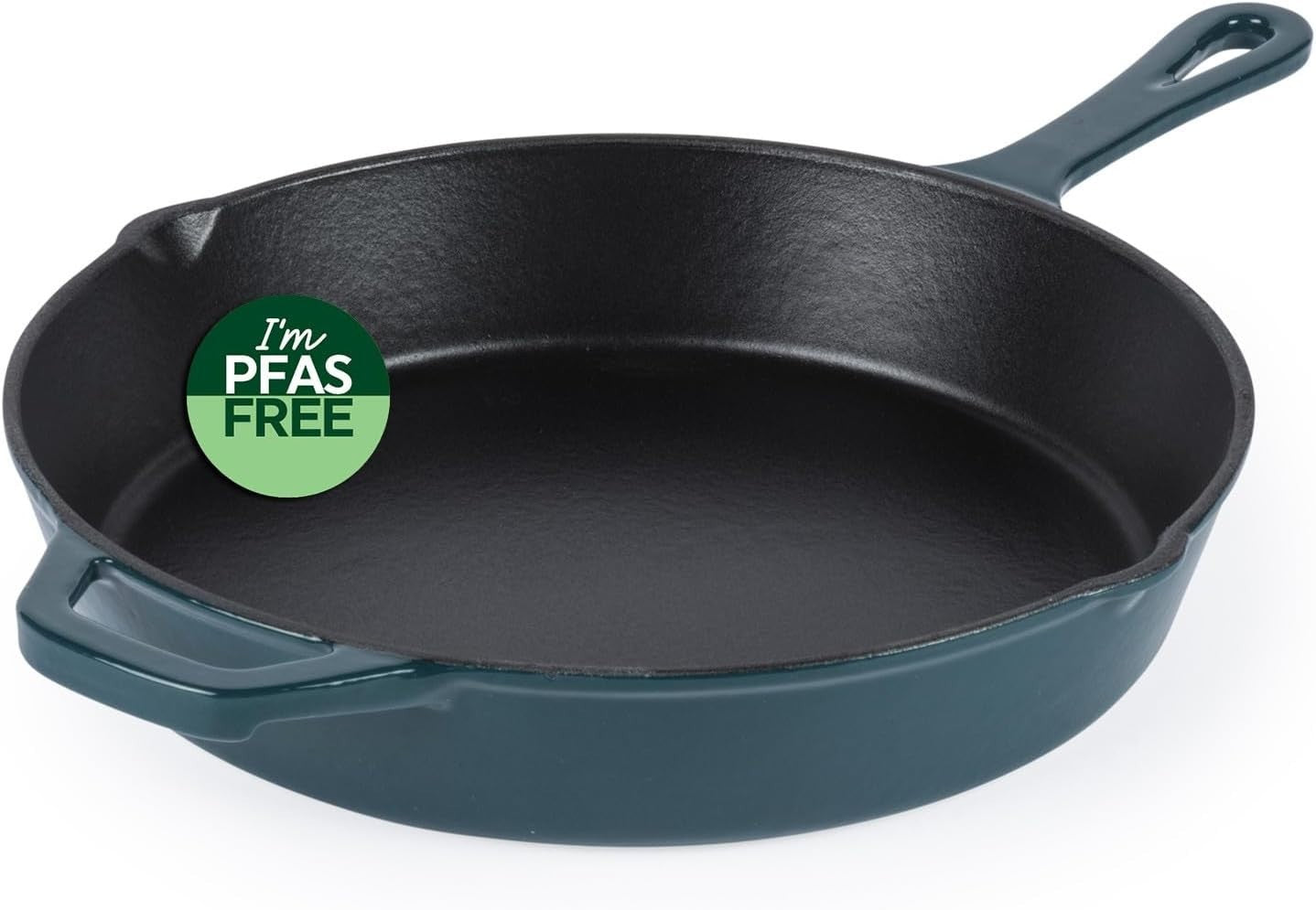 Salter Chester Cast Iron Frying Pan 26cm Universal Skillet Oven To Table New