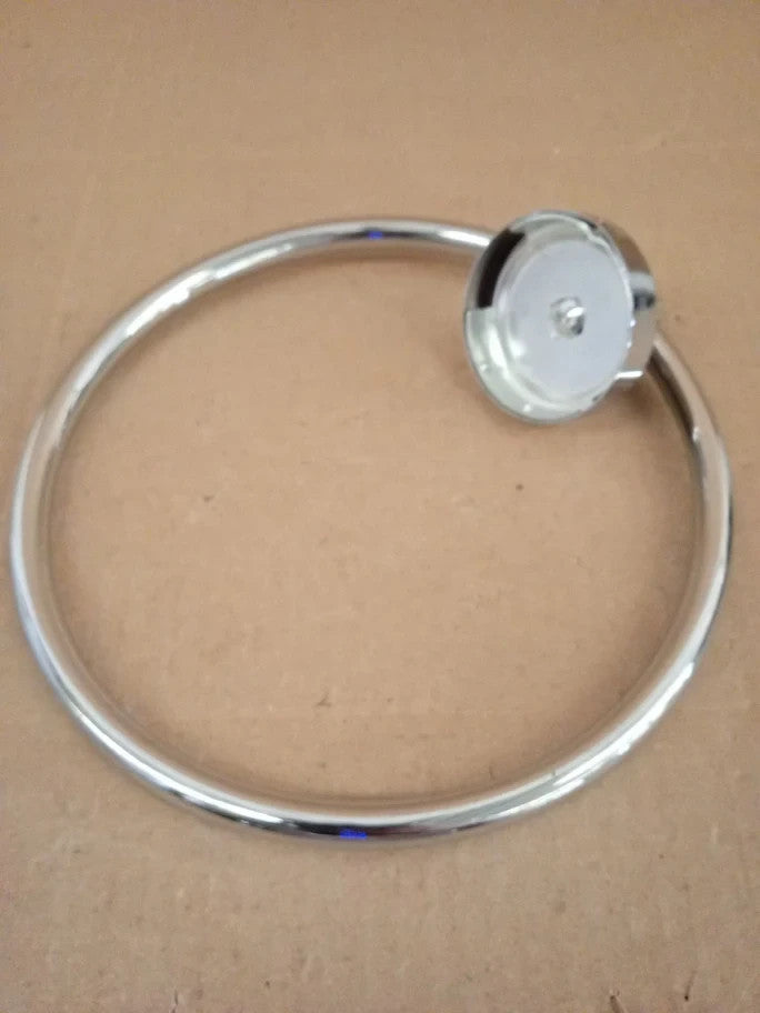 Habitat Wall Mounted Towel Ring 20x18x4.3cm Chrome New