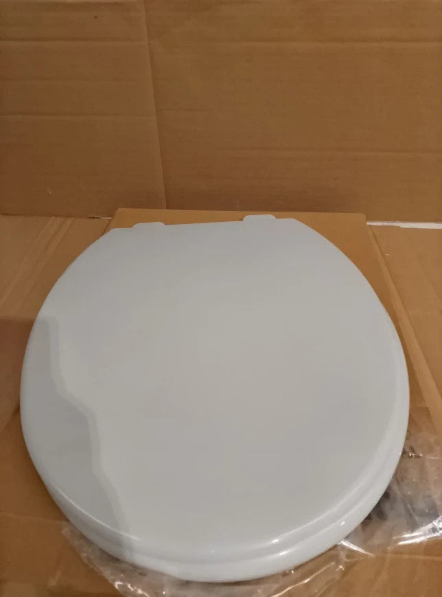 Home Essentials Plastic Toilet Seat Polypropylene 4.4x36.4x44.5cm Grey New