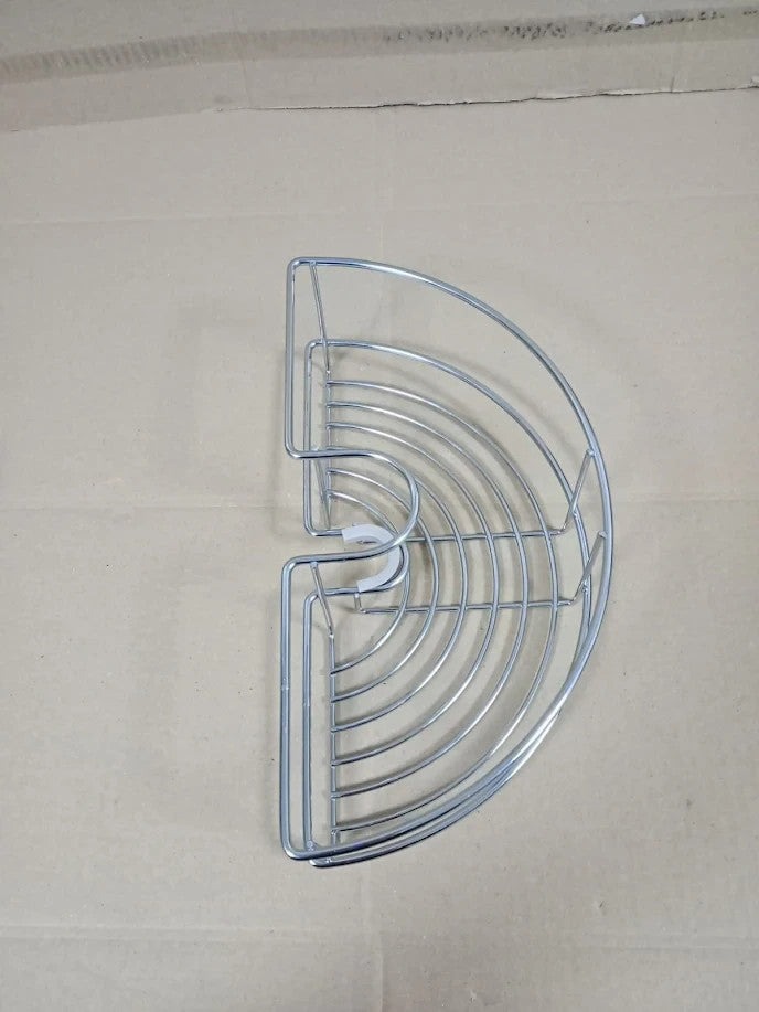 Croydex Clip On Riser Rail Shower Caddy Chrome Rust Free Bathroom Storage