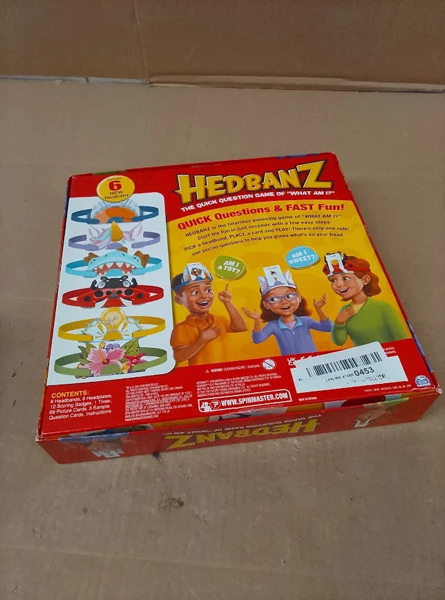 Spin Master Games Hedbanz 3rd Edition 2025 Cards Headbands Picture Guessing 6+