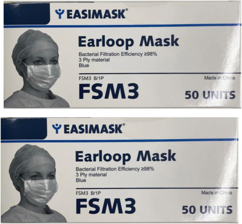 Virosa Extra Value 3 Layer Face Masks Pack 100 Comfortable Protective New
