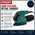 Hychika Sander Wood 200W Electric Sander Dust Collector Sandpapers 14000RPM