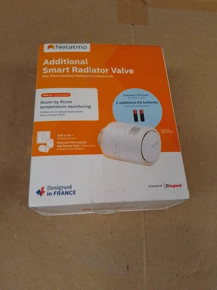 Netatmo Additional Smart Radiator Valve Control Save Heating 5.8x5.8x8cm New