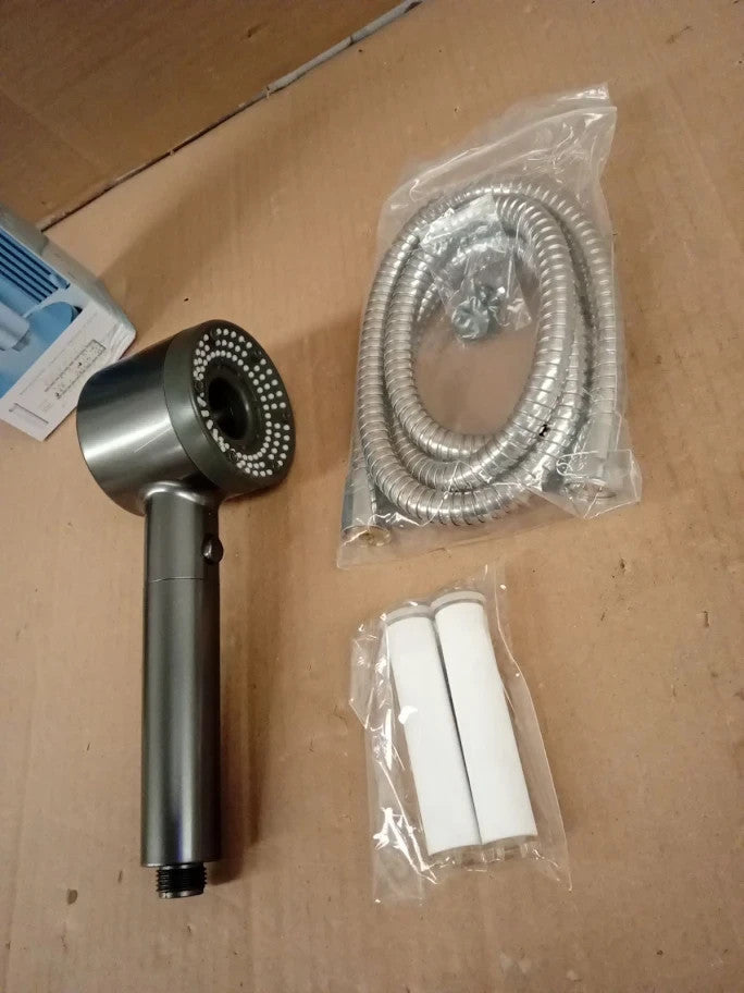 Blendura Hard Water Filter Shower Head With 3 Filters 1.5m Hose High Pressure