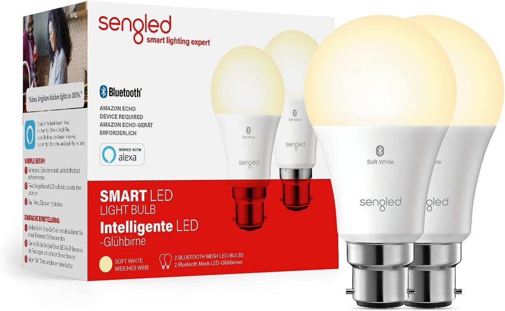 Sengled Smart Alexa Light Bulb B22 Alexa Bulb Bayonet Dimmable Bluetooth New