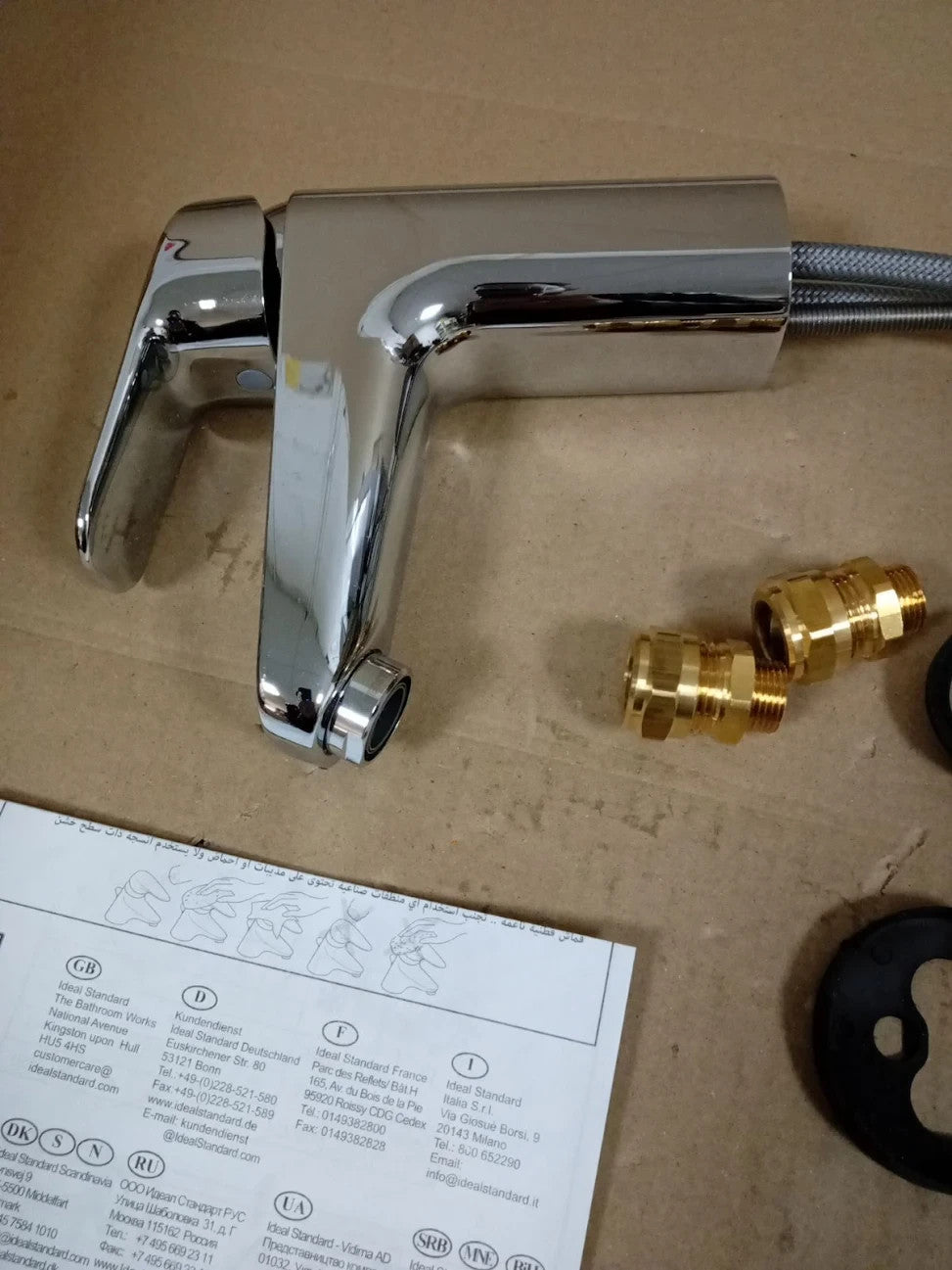 Ideal Standard Ceraflex Single Lever Bath Tap Filler B1959AA Chrome Mount New
