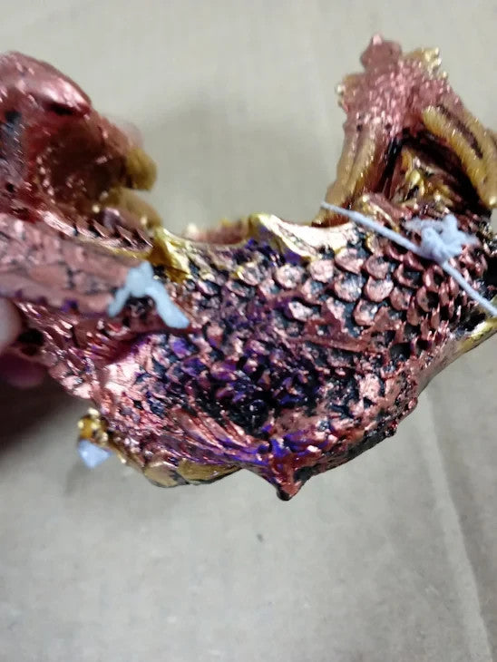 Nemesis Now Aaden Red Golden Resting Dragon Figurine 10.2cm U5289S0