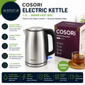Cosori Kettle Plastic Free Water Contact Kettles Electric Brushed Stainless