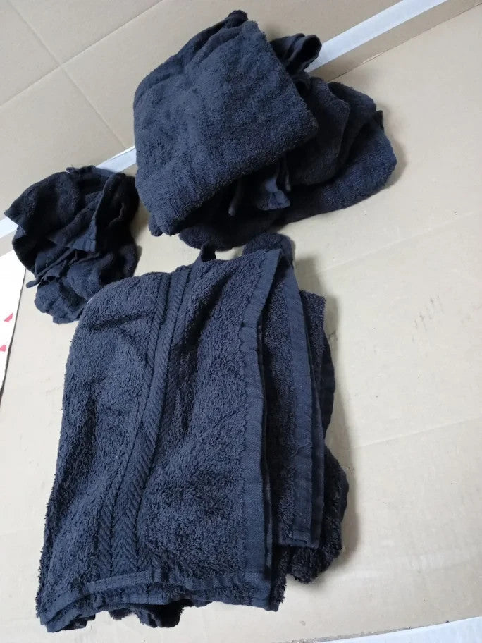 Gc Gaveno Cavailia 10Pcs Towel Bale Set Soft Absorbent Washable Black New